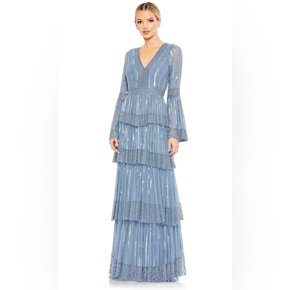 Mac Duggal 5442 - Bell Sleeve Tiered Formal Gown

MAC DUGGAL